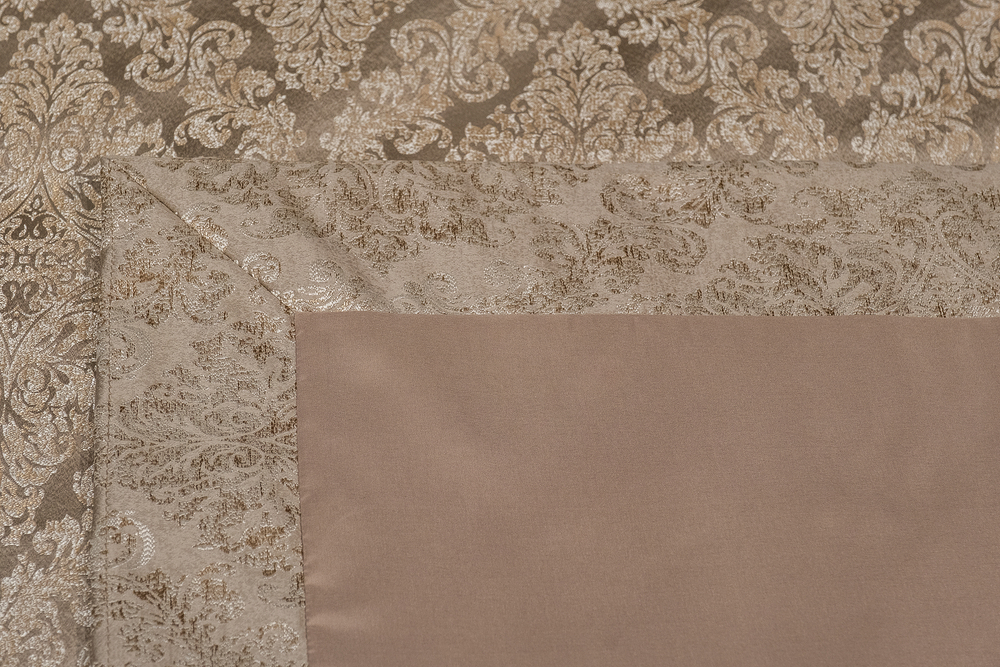 Покрывало 260x260 и 2 наволочки 50x70 Garda Decor Emotion бежевое