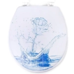 Сиденье для унитаза 36х42"Роза»