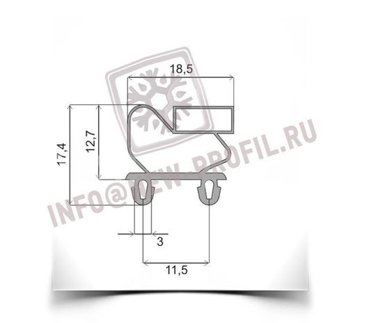 Уплотнитель для стола холодильного Polair размер 305*380 мм(011)