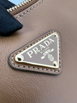 Prada Arque Large Leather Shoulder Bag 39 cm