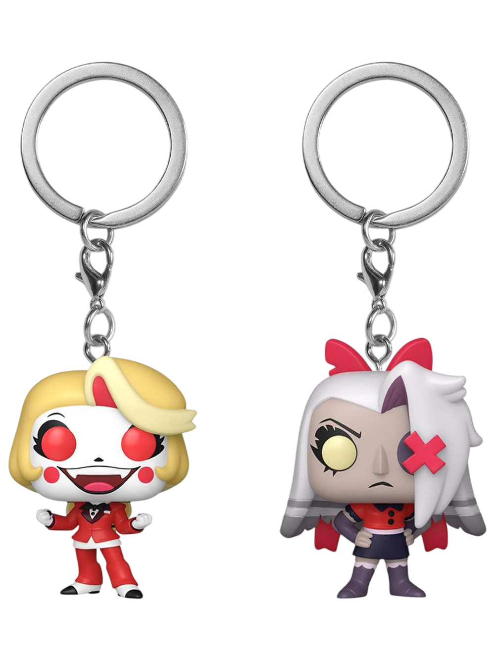 Набор брелоков Funko Pocket POP! Hazbin Hotel Charlie & Vaggie (Exc)