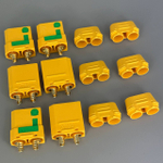 Нейлоновые разъемы XT90 папа/мама (3 Пары)