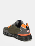 Кроссовки муж. AERONAUTICA 214 хаки с оранжевым