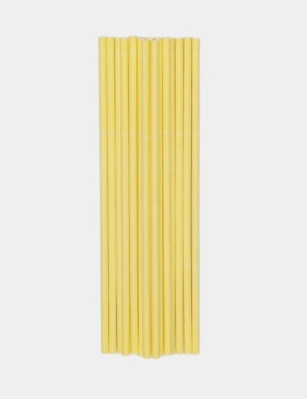 Палочки для кейк-попсов, леденцов Жёлтые 15см 50шт