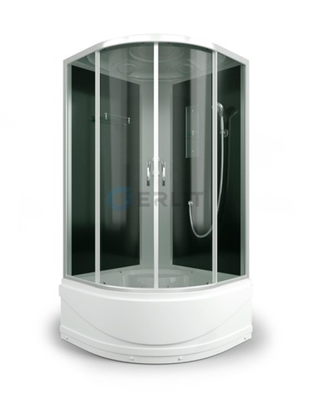 Душевая кабина ER3510TP-C4 1000*1000*2150 высокий поддон, тонированное стекло