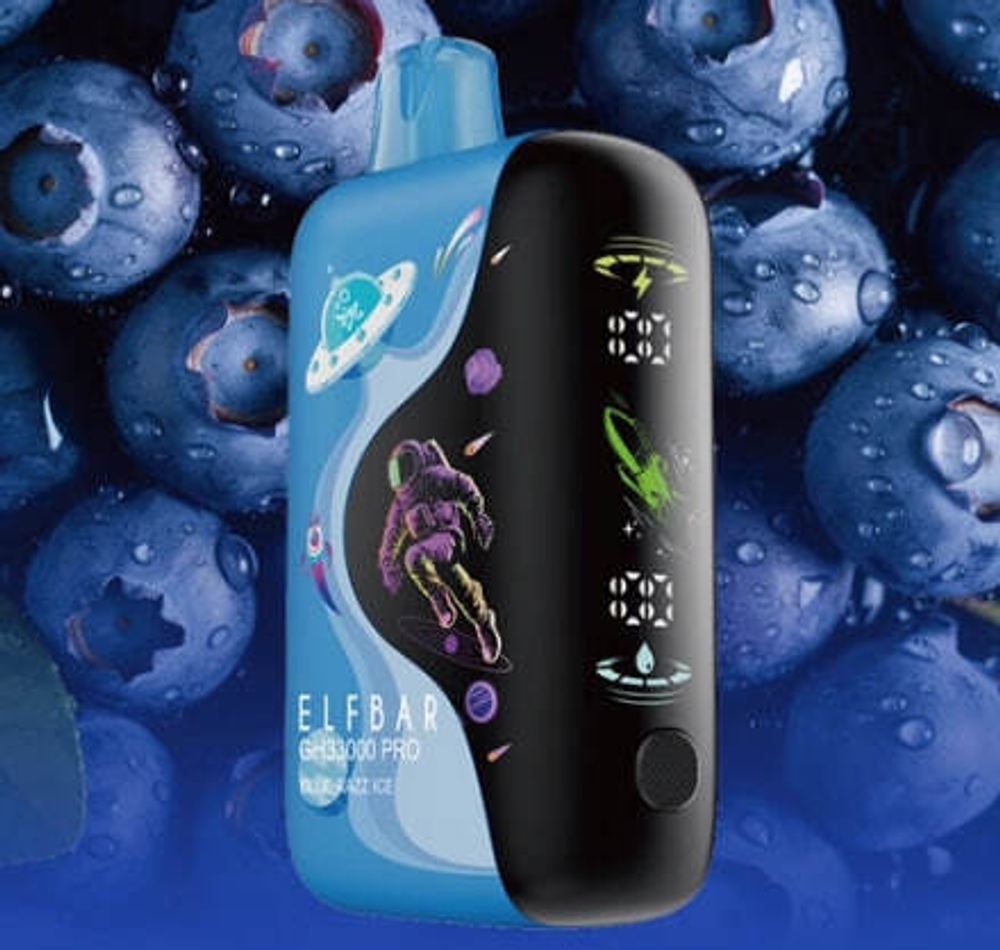 Elf Bar GH33000 Pro – Blue Razz Ice (5% nic)