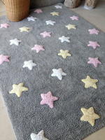Ковер Lorena Canals Tricolor Stars Grey-Pink (120 x 160 см)