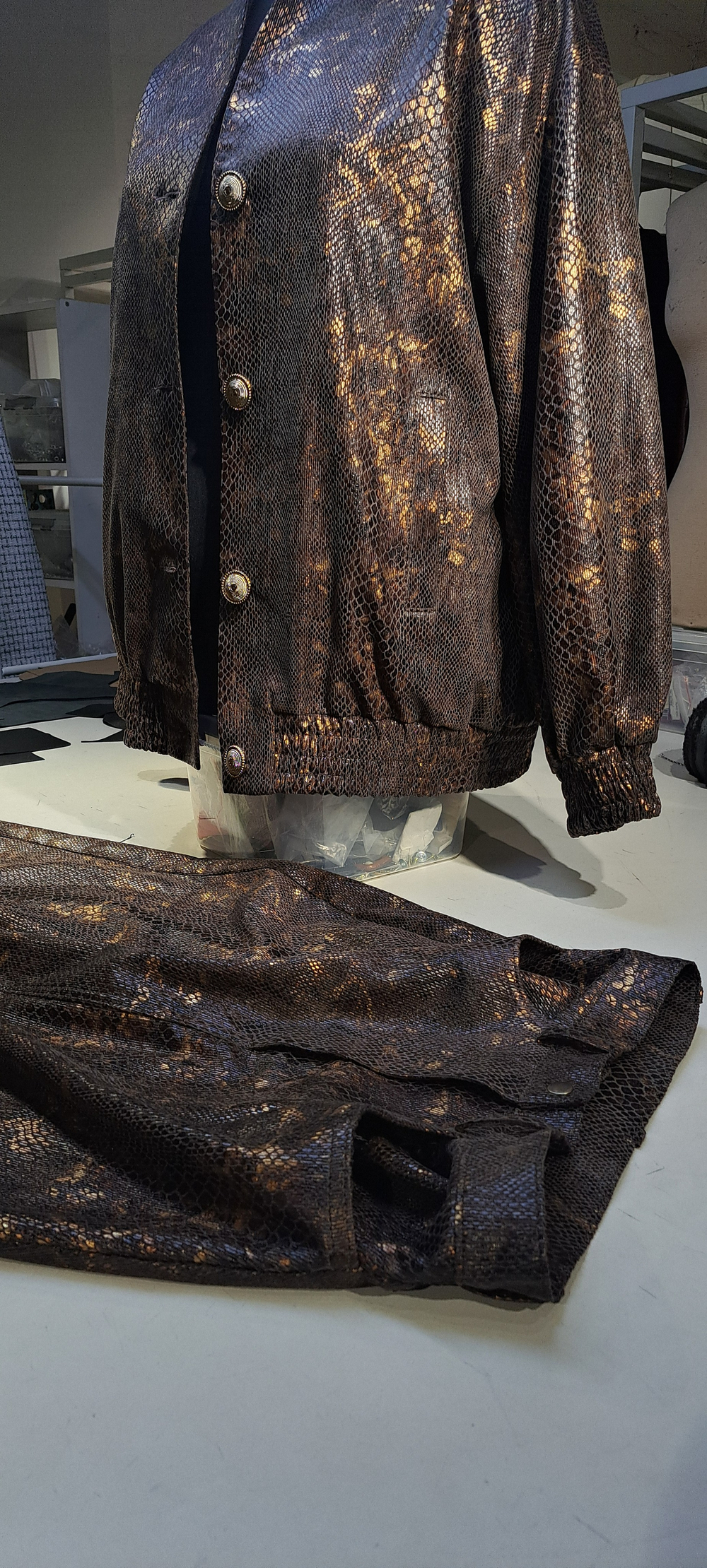 Юбка макси змея