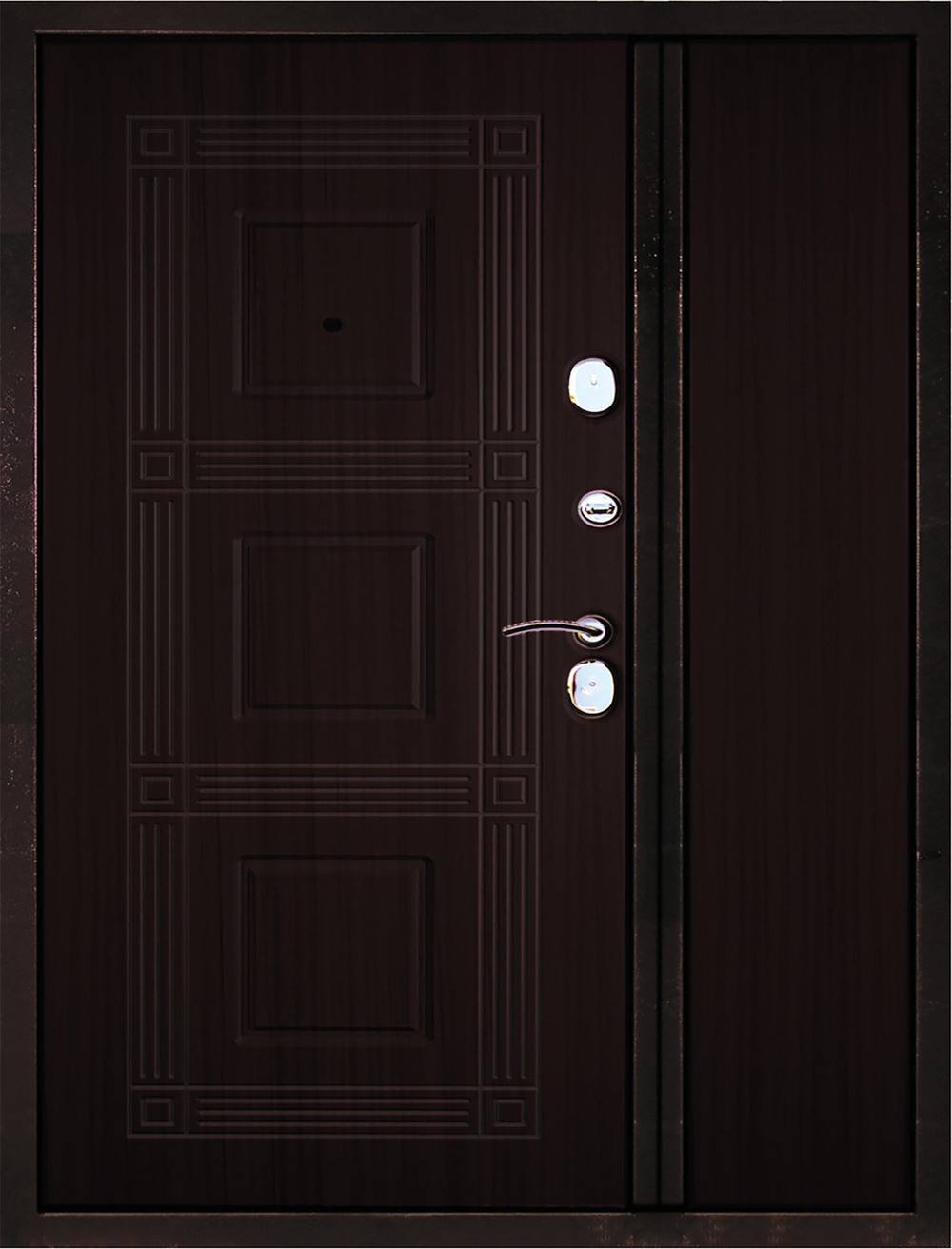 Дверь входная Леда двустворчатая