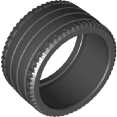 Lego 4шт Шина 68,8x36 ZR (черный) 44771 / 4192535 / 4614801 / 6062225