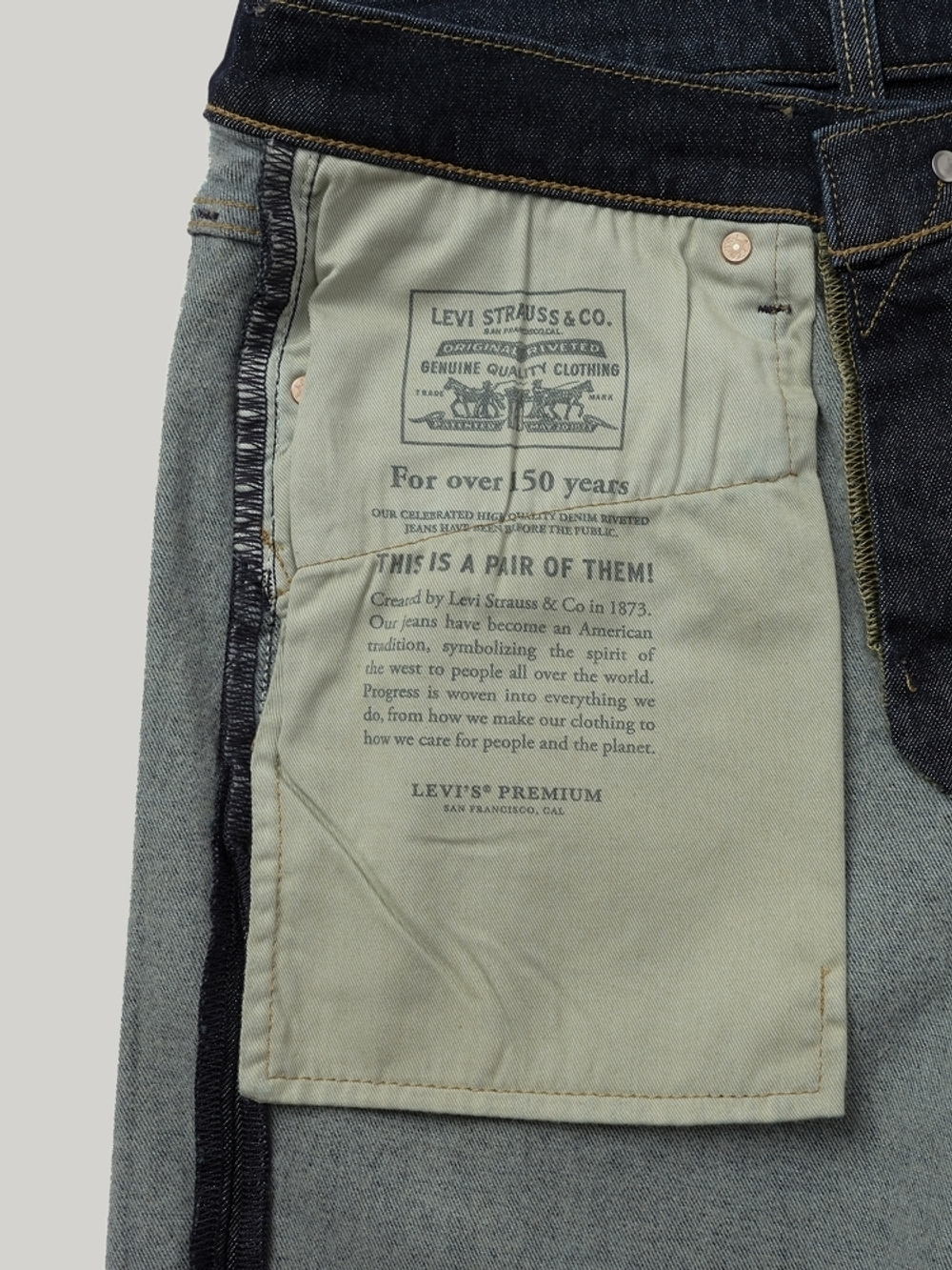Мужские прямые джинсы Levi's 514 Straight Fit 00514-1924, Утепленные