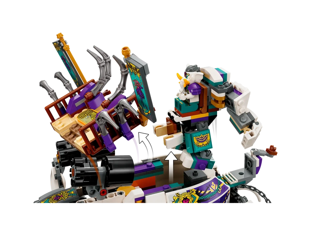 Конструктор LEGO Monkie Kid 80043 Воссоздание слона с жёлтым бивнем