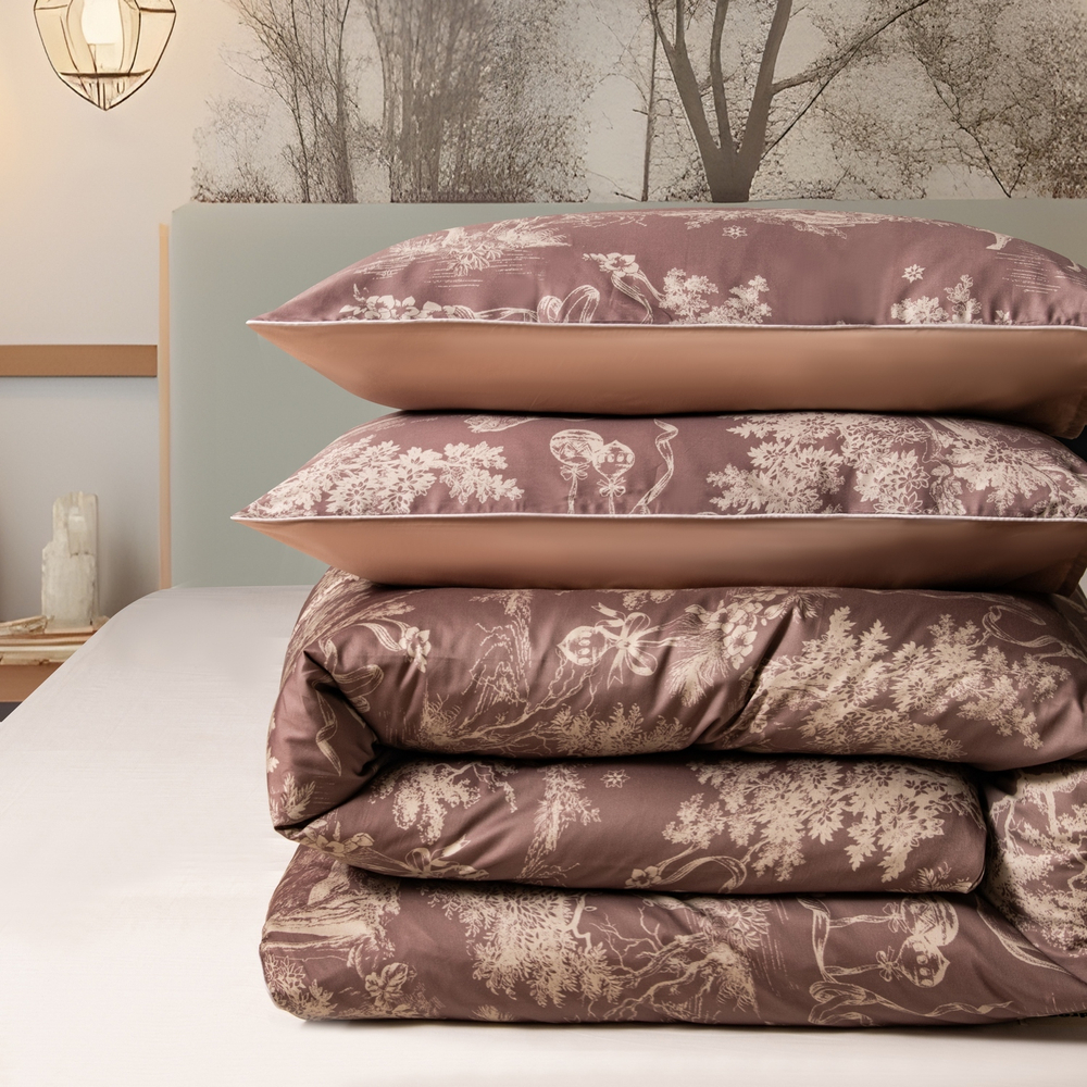 Комплект постельного белья Сатин Премиум на резинке CPAR049