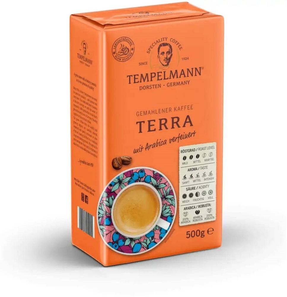 Кофе молотый Tеmpelmann Terra 500 г