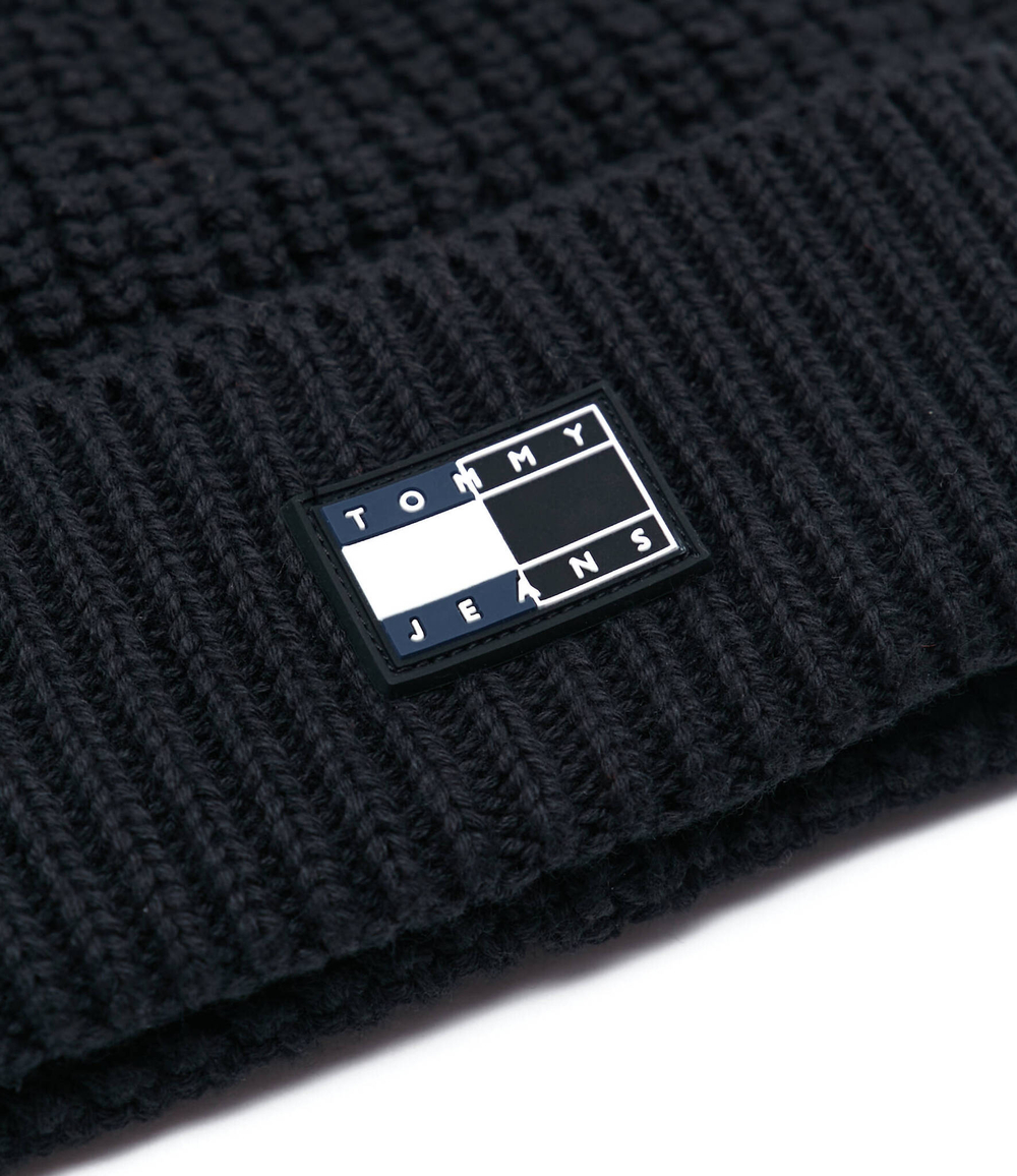 шапка split logo Tommy Jeans - черный(AM0AM10392)