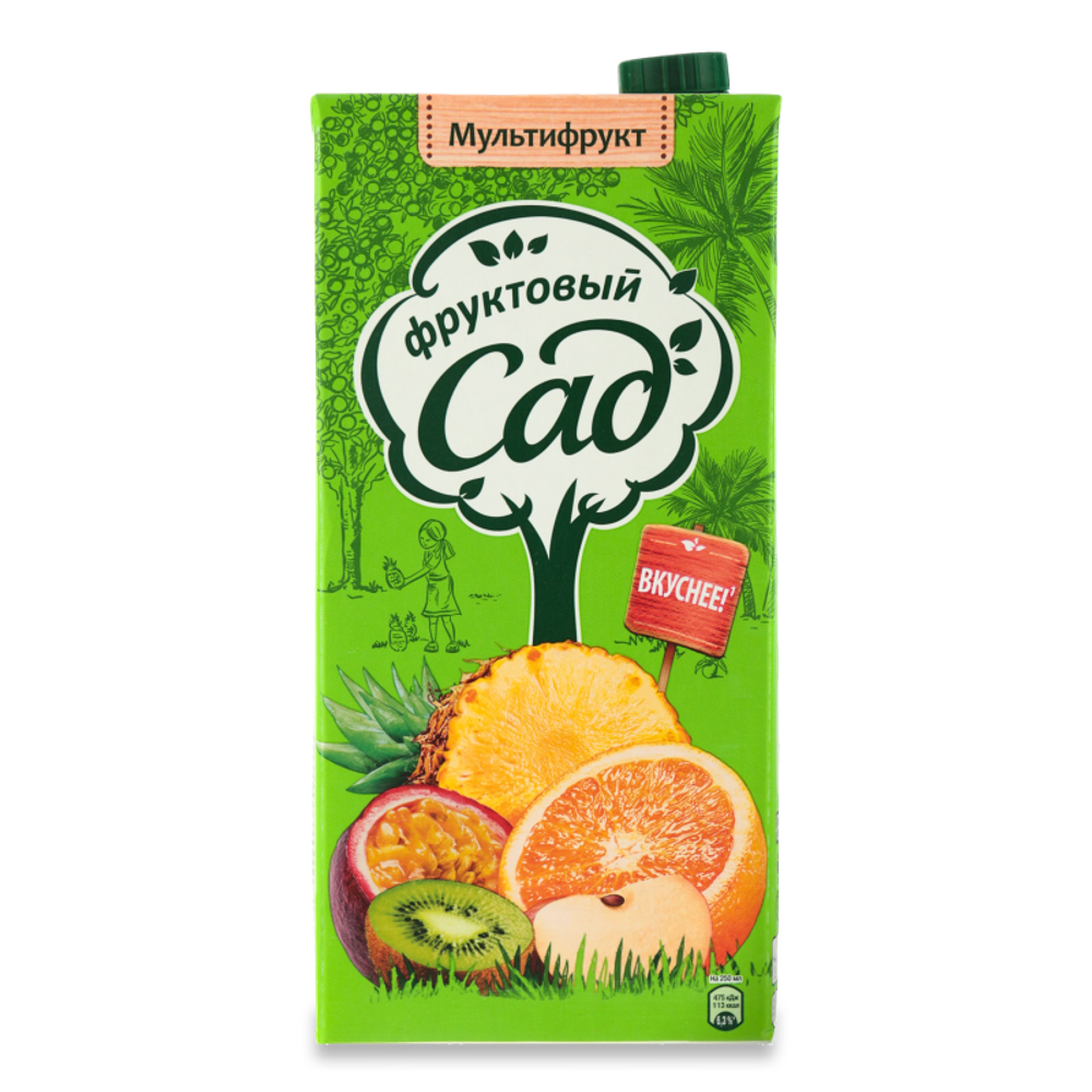 Сок натуральный Фруктовый Сад Мультифрукт 1.93 л
