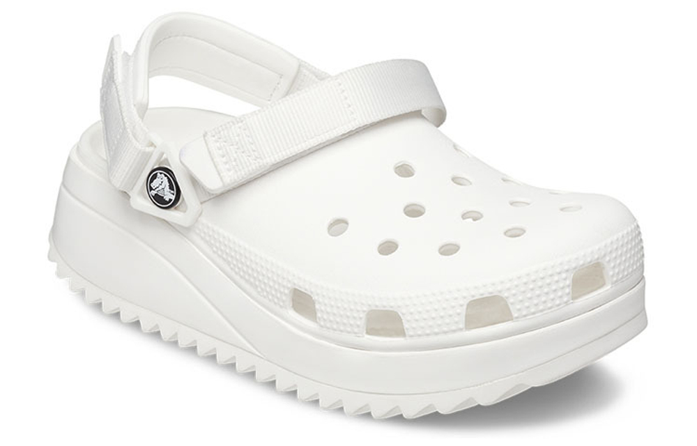 Crocs Classic clog Classic cool walk Crocs beach hole thick-soled sports sandals men and women the same style white