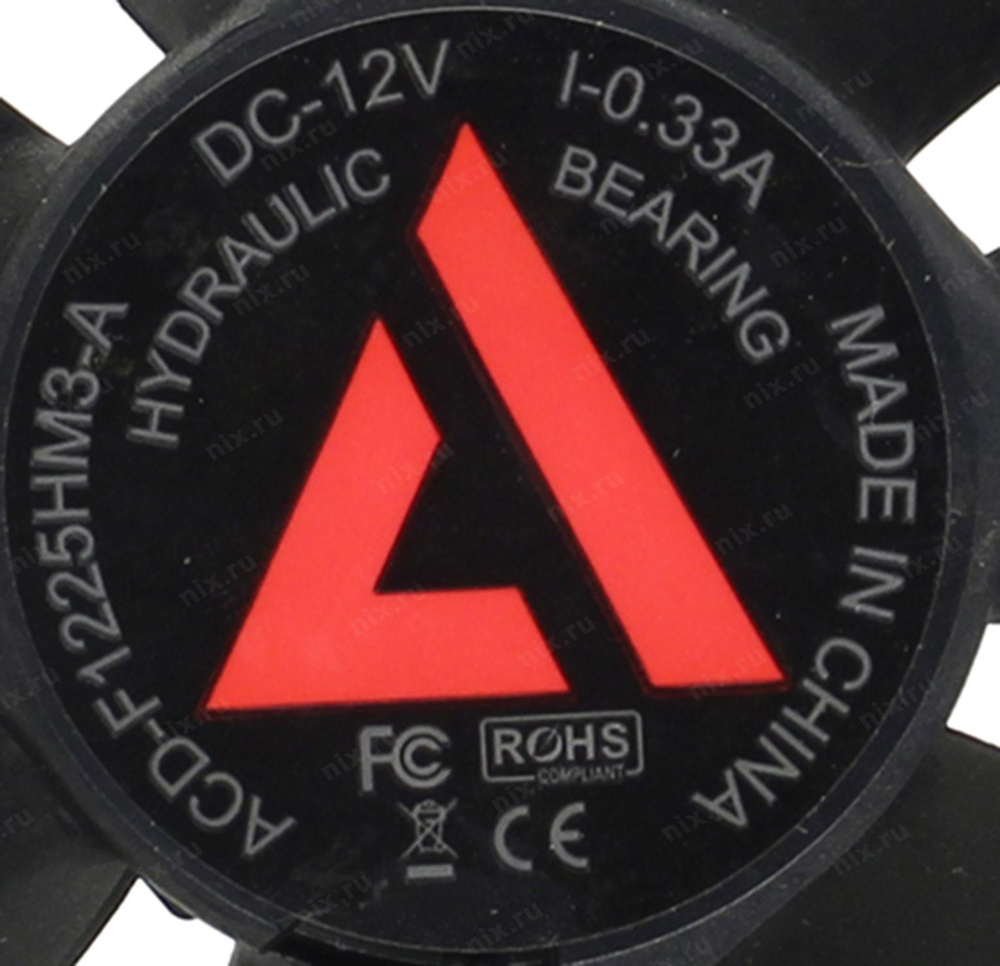 Вентилятор для корпуса 120x120x25мм ACD &lt;ACD-F1225HM3-A&gt; 3пин
