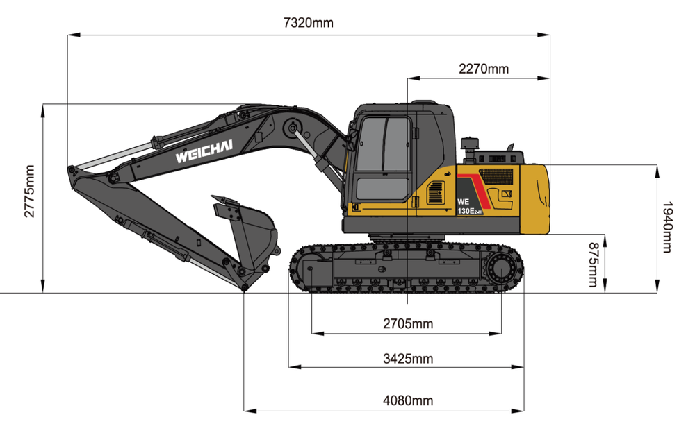 Экскаватор WE130E2-H