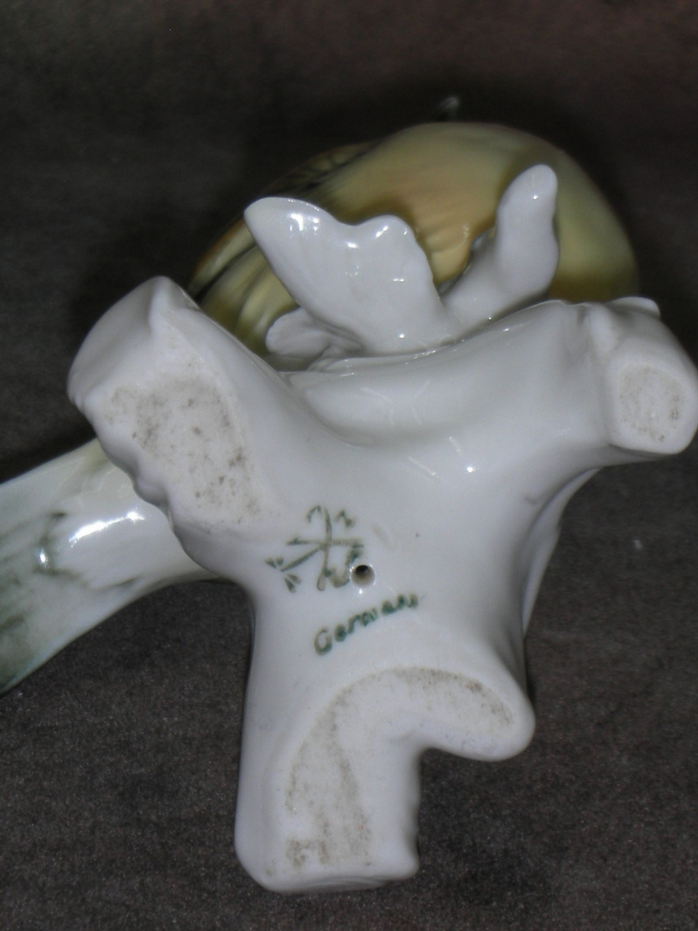 Статуэтка. Фарфор. Птица Синица хохлатая. Karl ENS. Германия