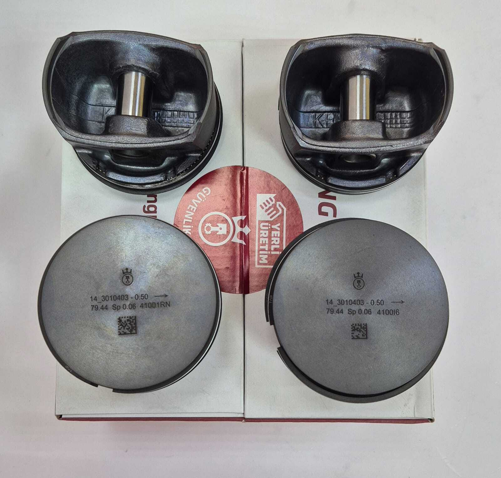 Поршни с кольцами Z16XEP +0.50 KING PISTONS