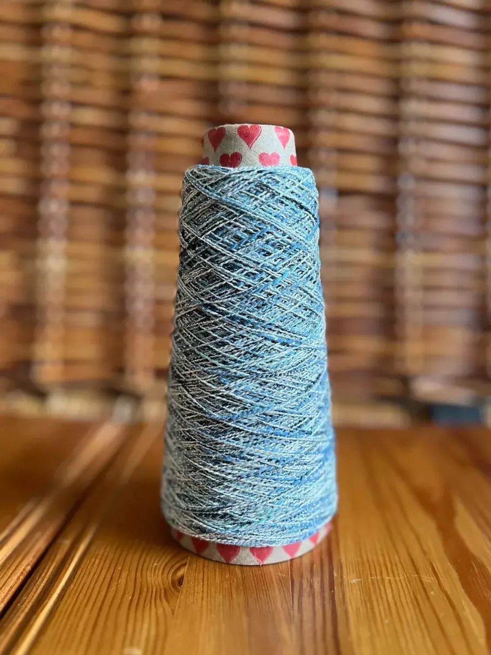 Пряжа для вязания Хлопок с люрексом