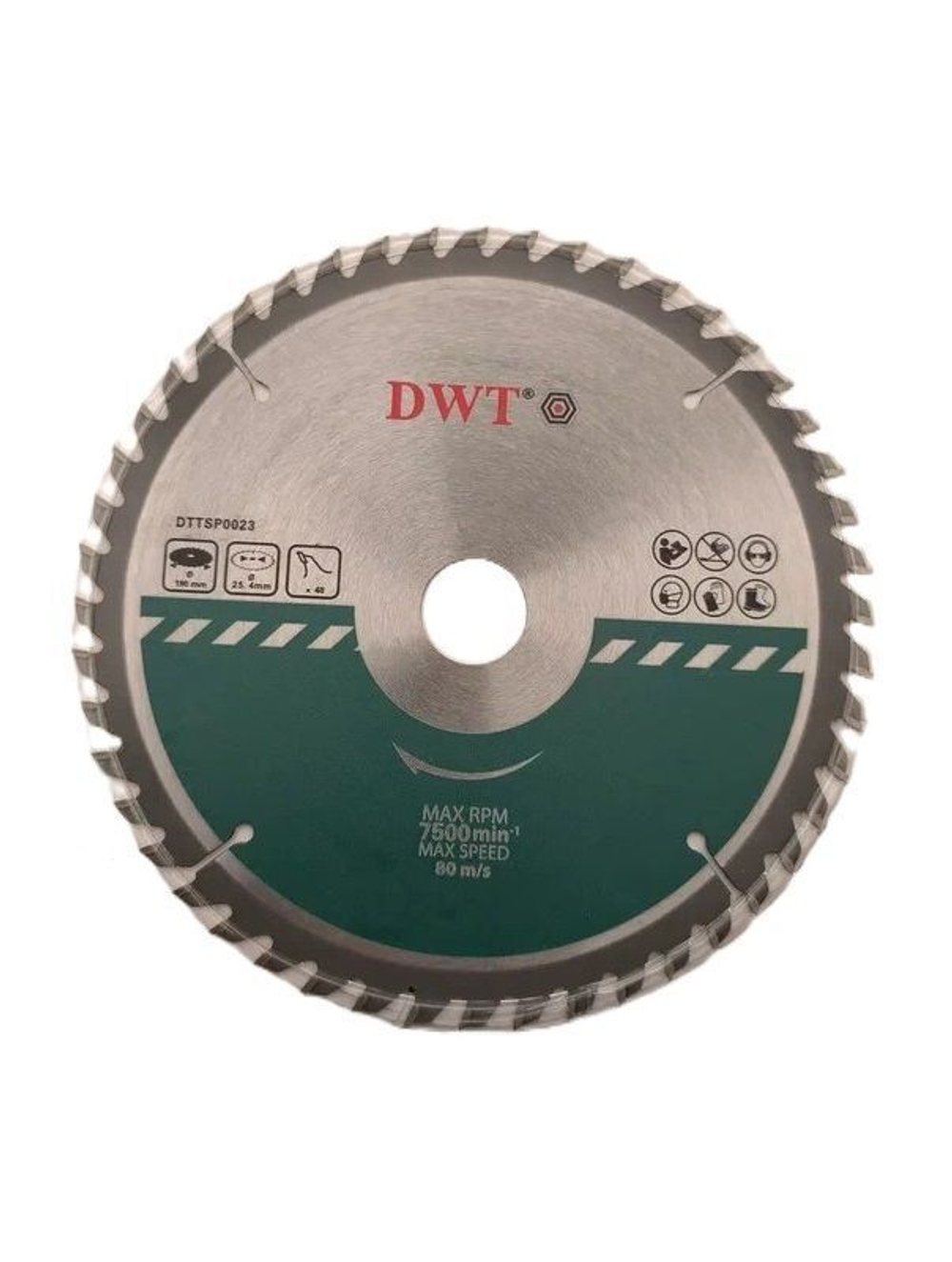 Пильный диск по дереву DWT DTTSP0023 190x2.2x20/16x48T,CS50+YG8