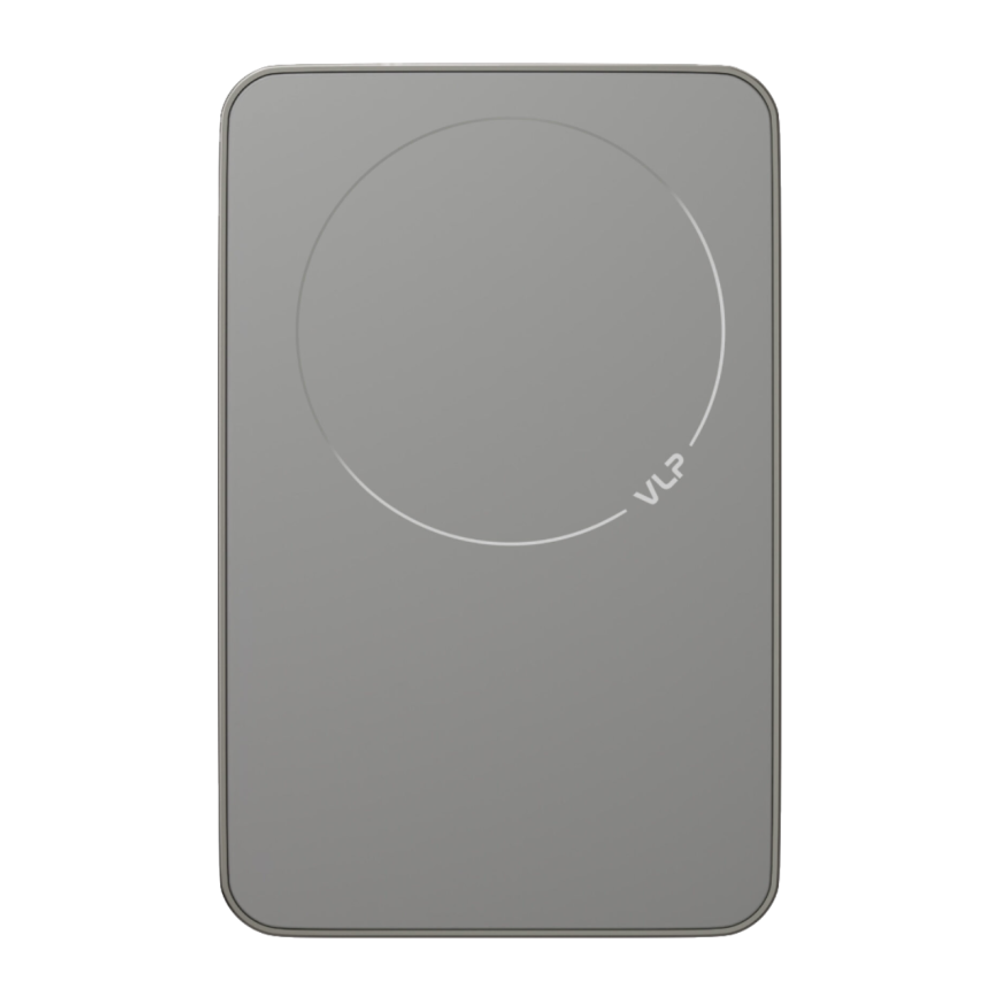 Внешний аккумулятор MagSafe VLP Diamond Energy (Qi2) (5000 мА·ч) Беспроводная зарядка: Qi 15 Вт. Проводная зарядка: USB-C. Есть виджет на iOS, LED-индикация, поддержка PD 3.0, QC 3.0, PPS, AFC, SCP и FCP. Энергоёмкость — 19,35 Вт·ч. Максимальная выходная