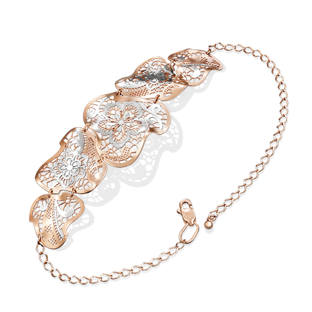 Браслет из красного золота