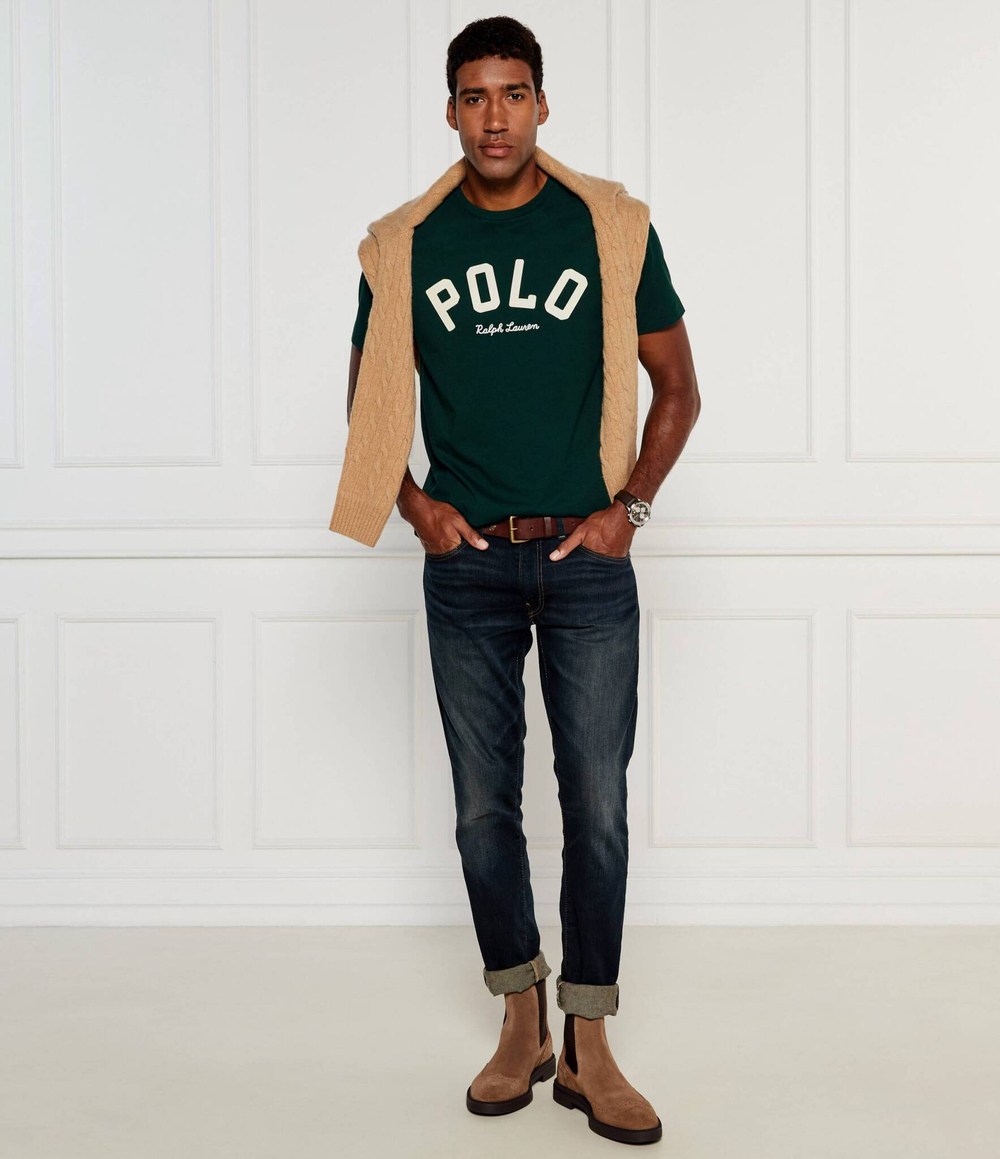 Футболка POLO RALPH LAUREN - зеленый(710952043)