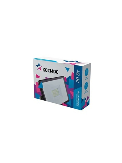 Прожектор светодиодный 20Вт IP65 6500К 1600лм с датчиком движения КОСМОС K_PR5_LED_20S