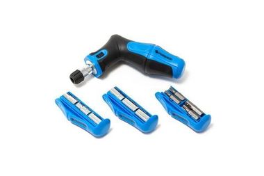 Отвертка угловая реверсивная с набором бит и головок,24пр.(PH:1,2,3,PZ:1,2,3,SL:3,4,5,6мм,T:10,15,20,25,30,головки:5,6,7,8,9,10мм)в блистере+сумка Forsage F-8148R24