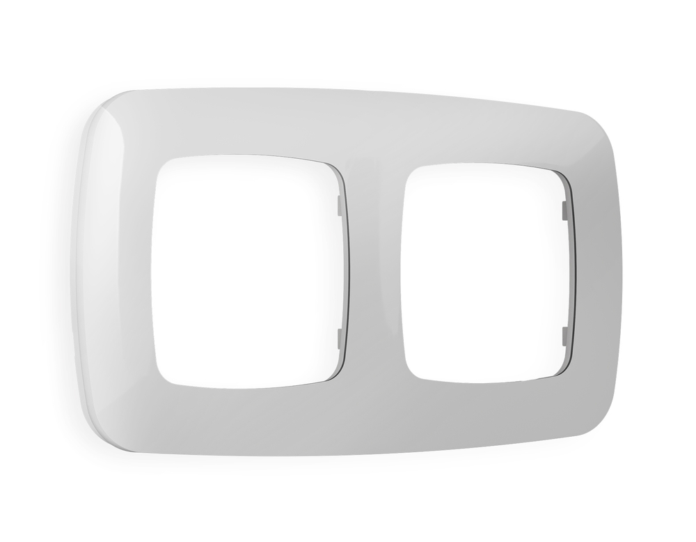 OF140402 Рамка OMEGA Ecta (Серебро глянец) 2-ая