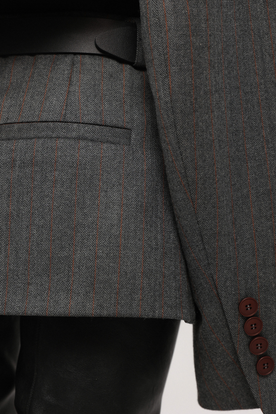 Юбка-баска в полоску