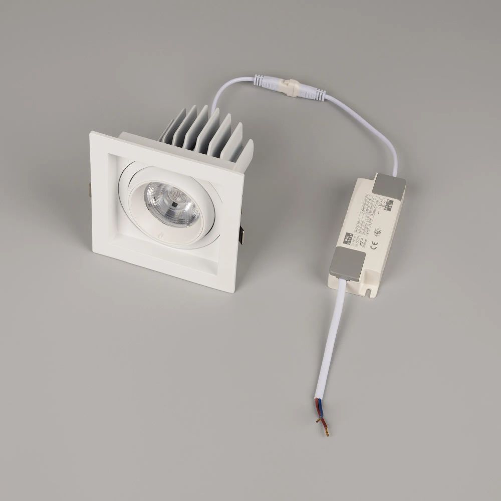 Светильник MS-VORTEX-BUILT-S117x117-20W Day4000 (WH-WH, 40 deg, 230V) (Arlight, IP20 Металл, 5 лет) 057919