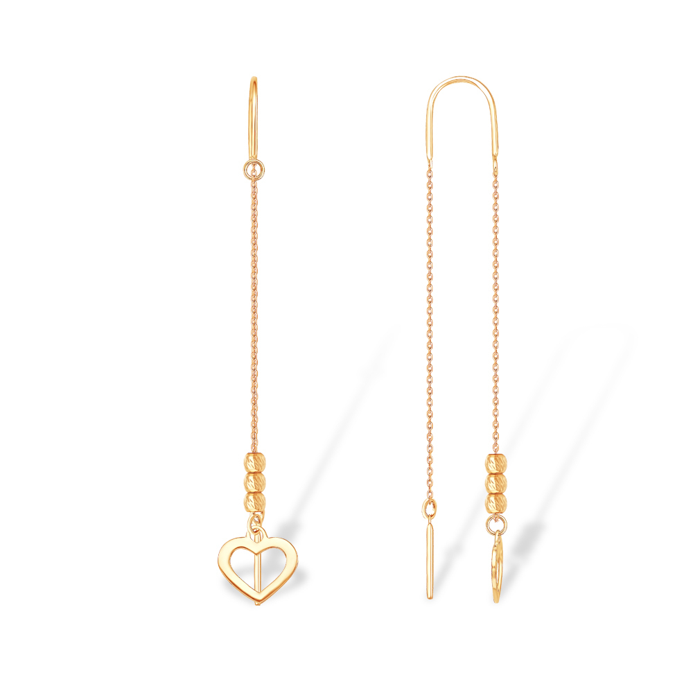Серьги из золота 585 пробы