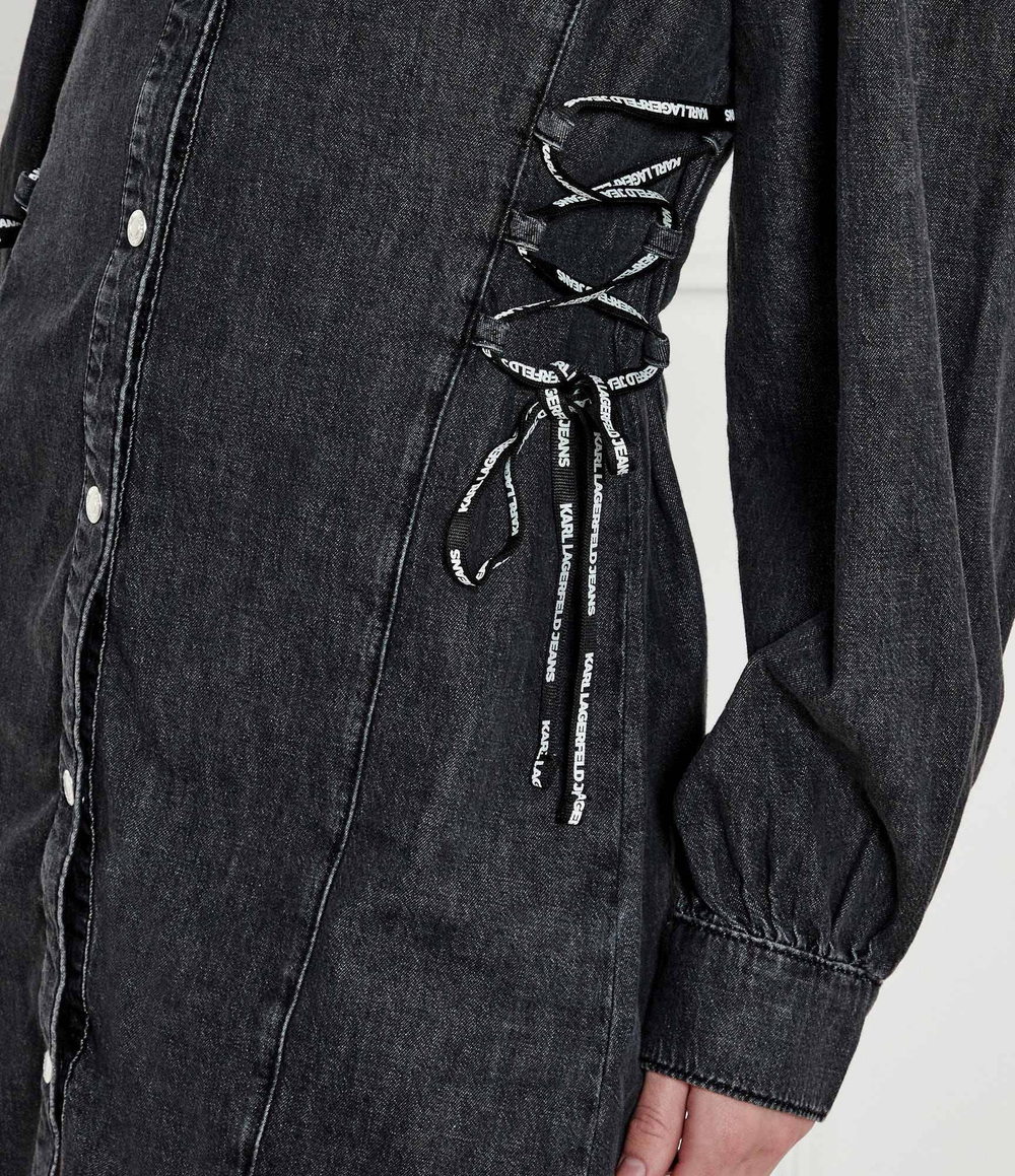 Джинсовое платье Karl Lagerfeld Jeans - черный(A1W13004)