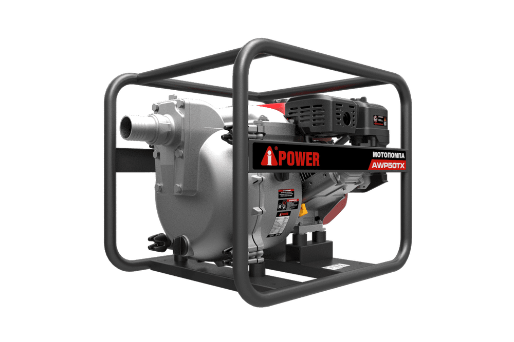 Мотопомпа A-iPower бензиновая для сильно загрязненной воды AWP50TX