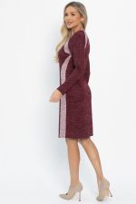 Платье трикотажное Елея (бордовое) П14589-10М LT Collection