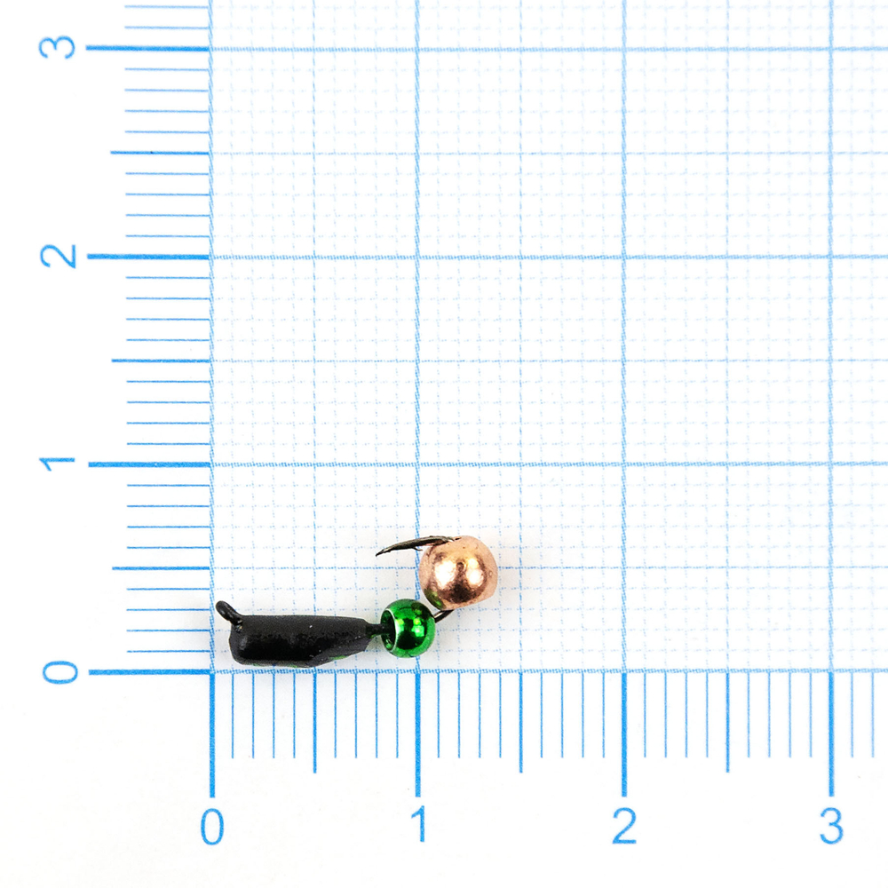 Мормышка Владимирская 618 "Гвоздик Тандем", 2.5мм, 0.7гр (10шт/уп)