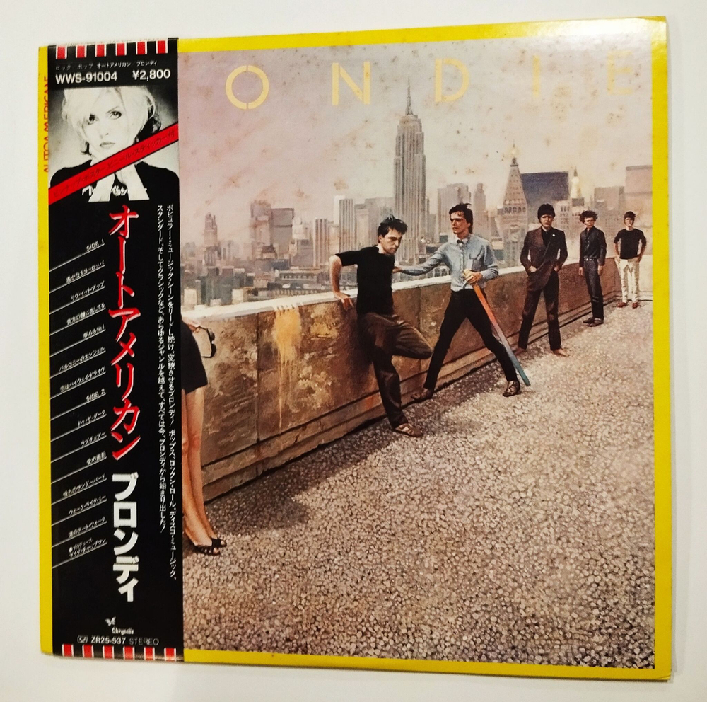 Винтажная виниловая пластинка LP Blondie AutoAmerican (Japan 1980) (Obi)