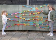 STEM Трек с мячом (кинетический), набор 440 элементов