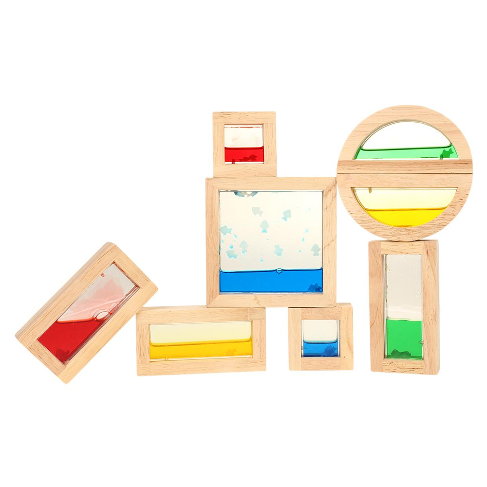 Конструктор деревянный с гелем, коробка C-41744