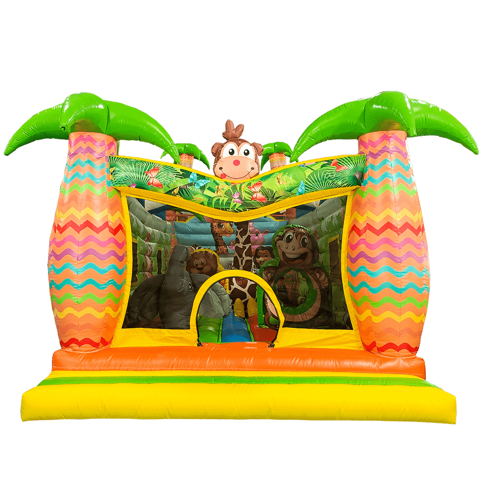 Коммерческий надувной батут «Заповедник» 8*4*4 м