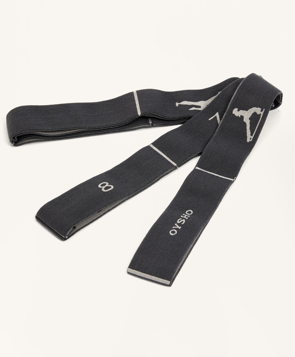 OYSHO Эластичная лента для тренировок, антрацитово-серый