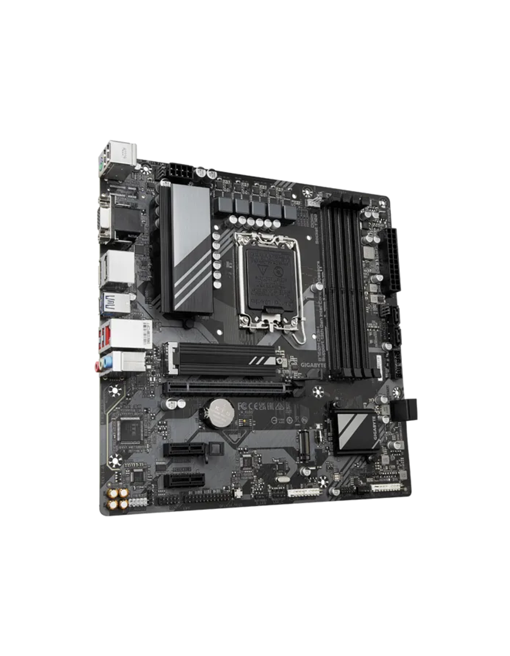 Материнская плата GIGABYTE B760M DS3H, LGA1700, B760, 4*DDR5, 4*SATA, 2*M.2, 3*USB 3.2, 2*USB 2.0, Type-C, 1*PCIx16, 2*PCIx1, D-Sub+HDMI+2*DP ,mATX
