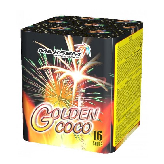 Батарея салютов GOLDEN COCO (16/1) GP550