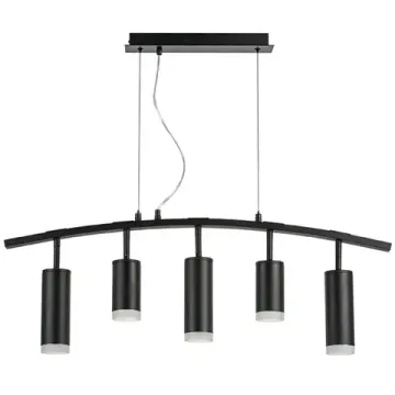 Подвесной светильник 5*GU10 LR7353728730 чёрный Rullo Lightstar
