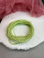 Шнур для плетения браслетов 0,6 мм, Матча (5 м)