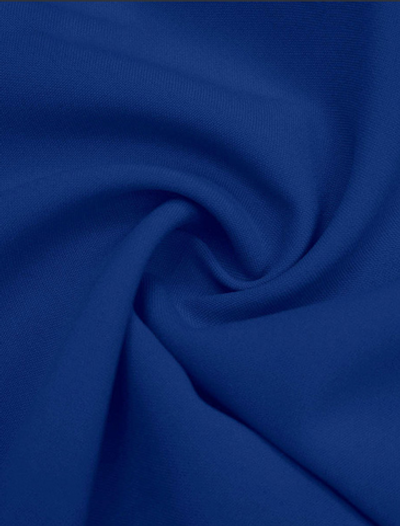 Ткань костюмная Габардин Белый лебедь, 270 гр/м.п., 150 см, Кобальтовая синь
